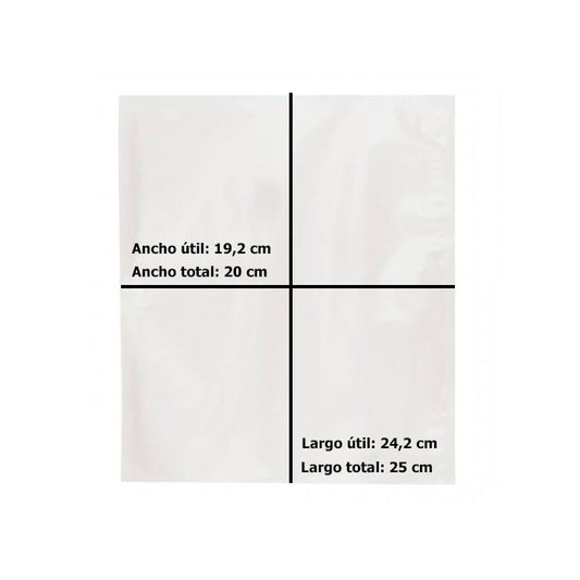 Bolsas Para Sellar Al Vacío Alimentos (250 unidades)