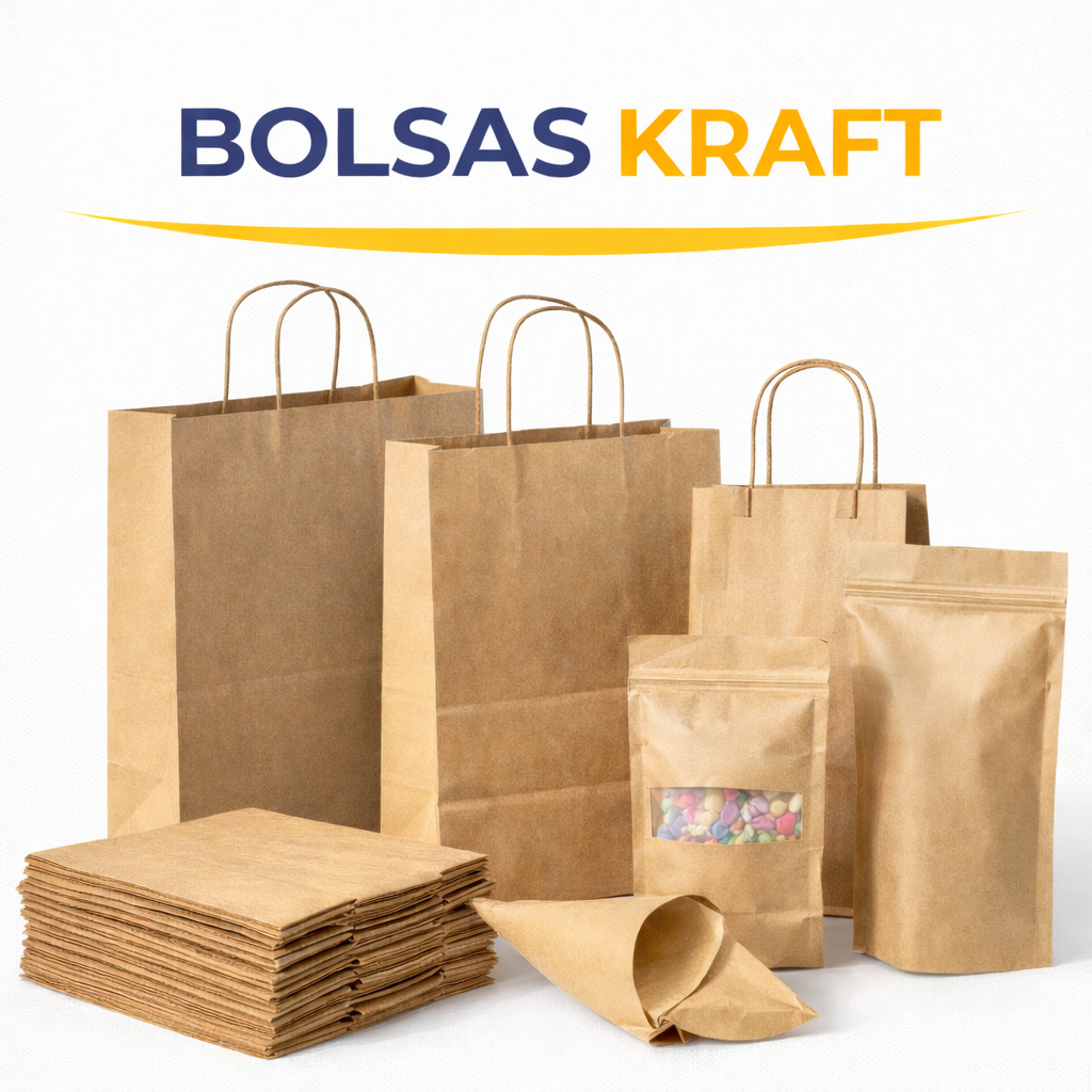 Bolsas Kraft con Manilla