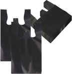 Bolsas tipo camiseta | plástico | negro | 500 unidades