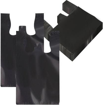 Bolsas Tipo Camiseta Plásticas Negro (500 unidades)