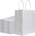 Bolsas de papel kraft con manilla | 22x32 | blanco | 100 Unidades