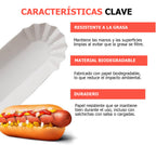 Canoa porta completos Hot Dog | 20x6,5 | 500 unidades