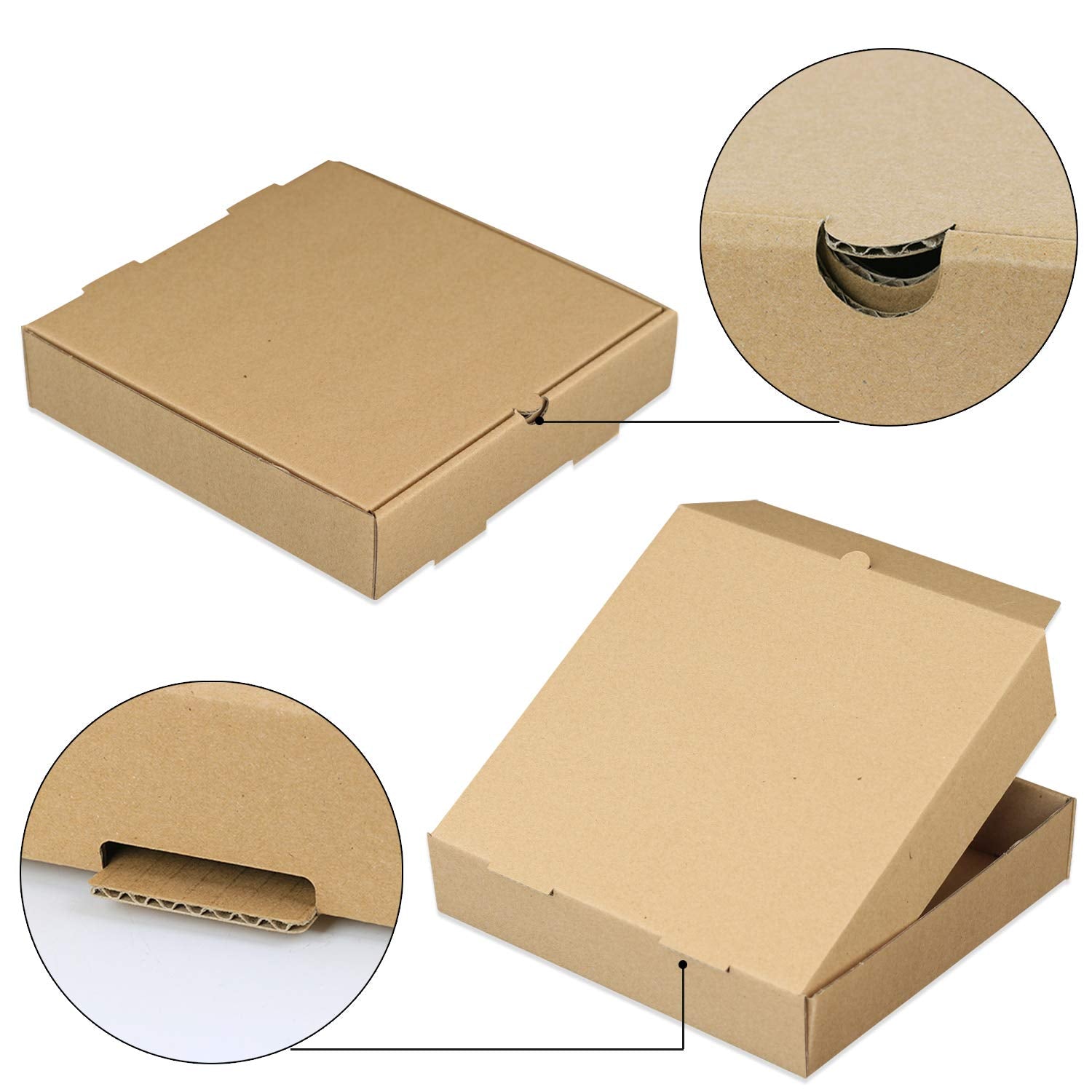 Caja para pizza delivery | 32x32 | 50 unidades