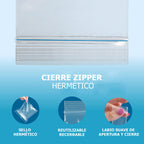 Bolsas con cierre zipper | todas las medidas | 100 unidades