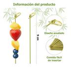 Brocheta pincho de bambú | 9cm | 100 unidades