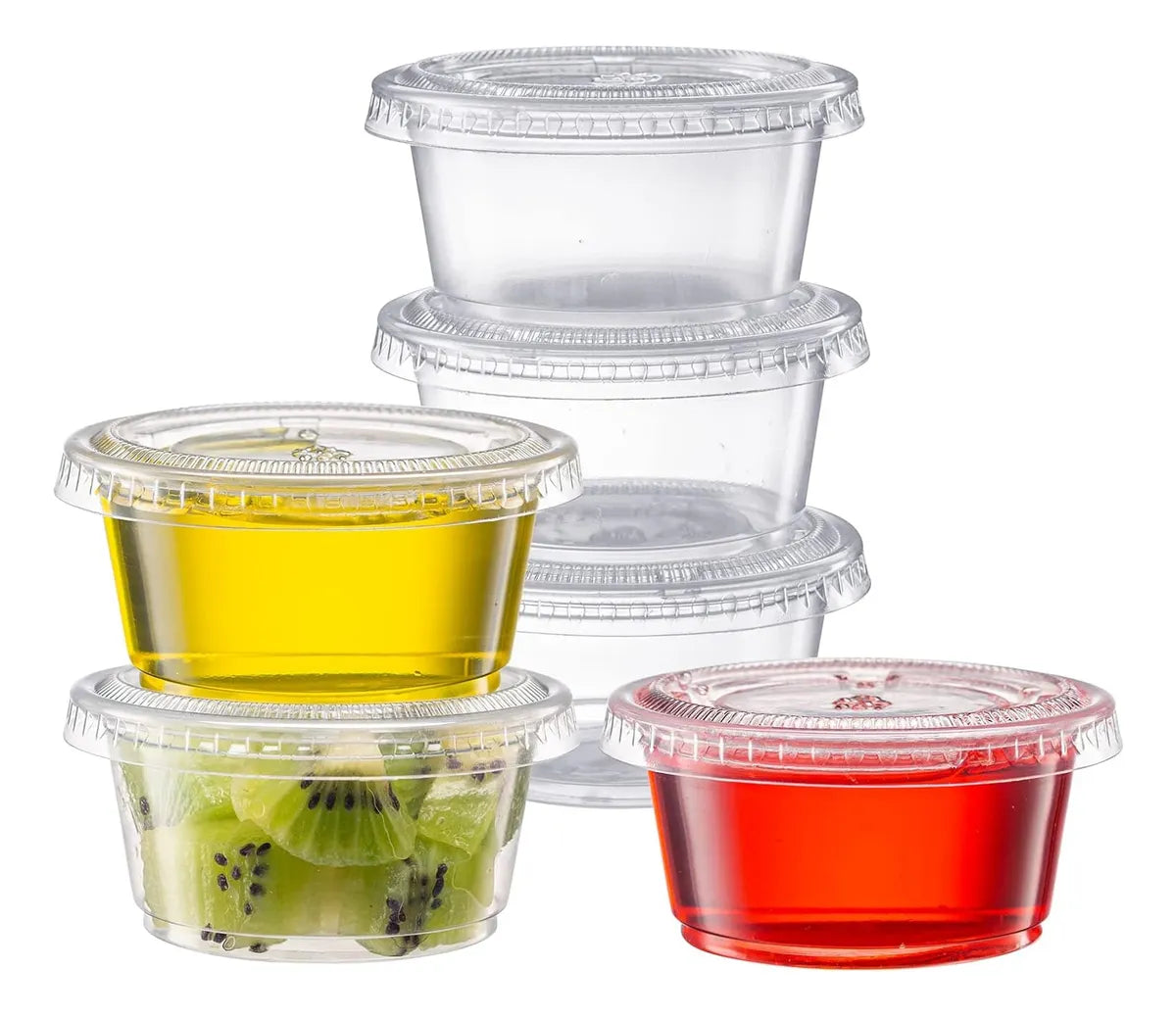 Pocillo degustador salsero | 2oz | plástico | transparente