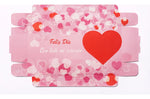 Cajas autoarmables para regalo corazón - 25x15x7 - rosa - 10 unidades - foto 3