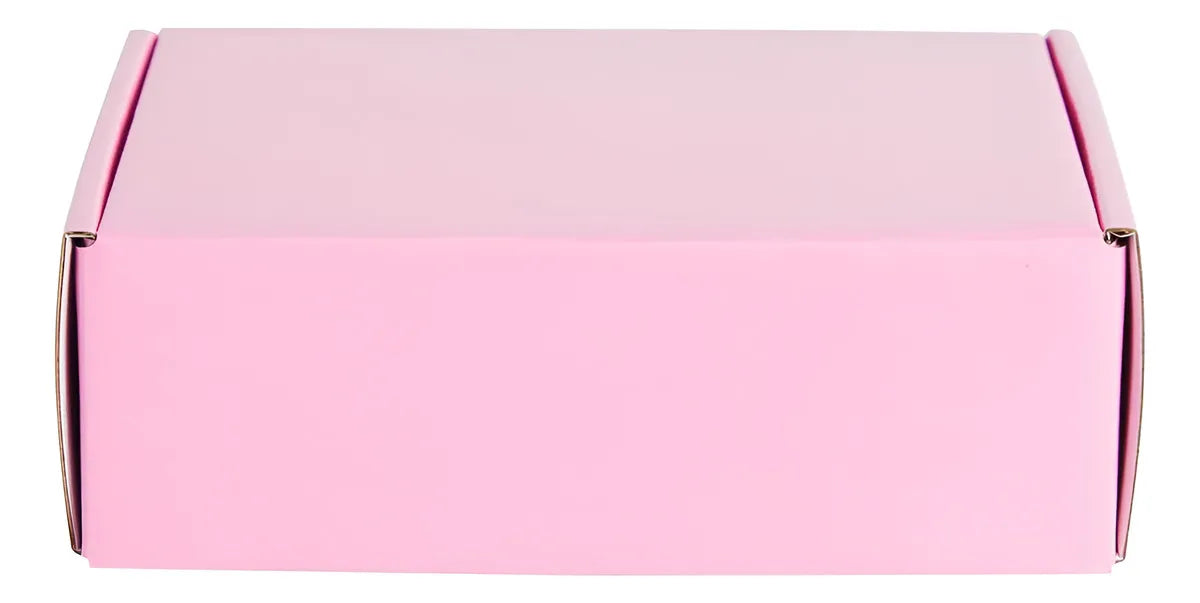 Caja de cartón kraft autoarmable | 30x20x6 | multiuso | rosa