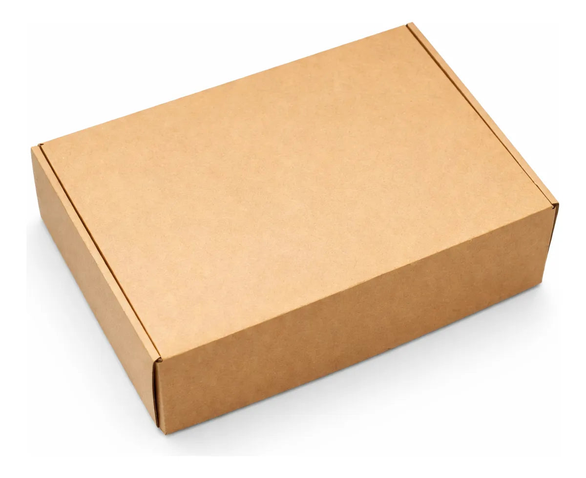 Caja de cartón kraft autoarmable | 15x10x5 | multiuso | 20 unidades