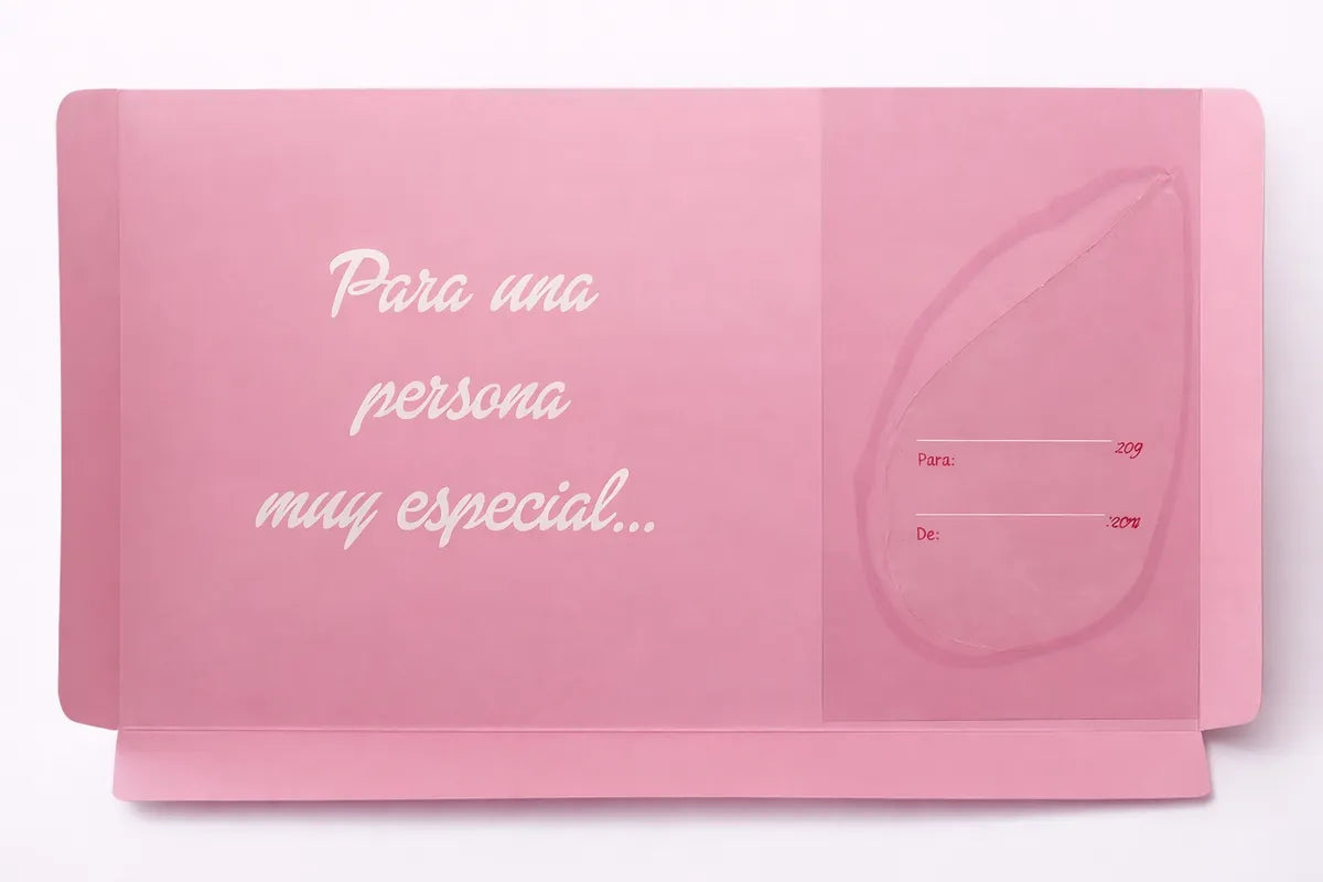 Cajas autoarmables para regalo corazón | 25x15x7 | rosa | 10 unidades