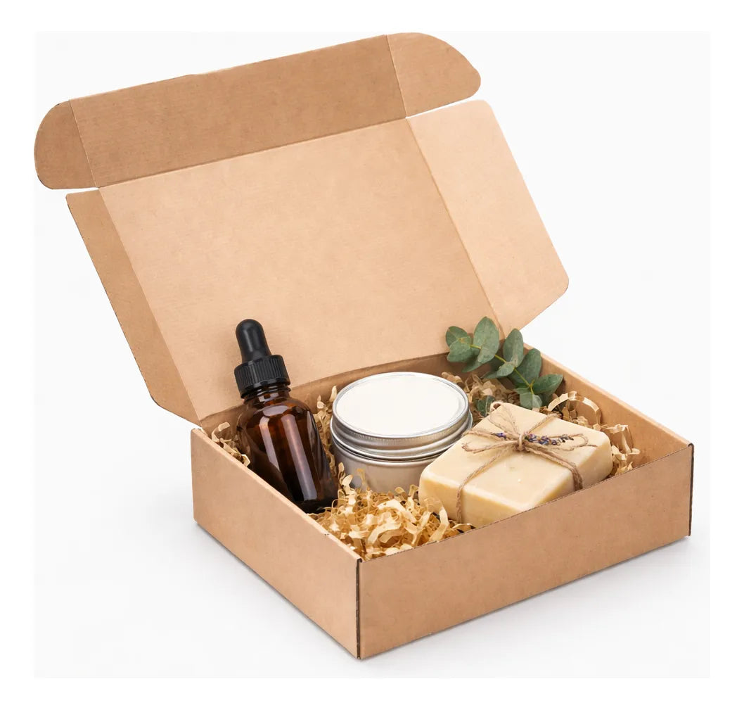Caja de cartón kraft autoarmable | 15x10x5 | multiuso | 20 unidades