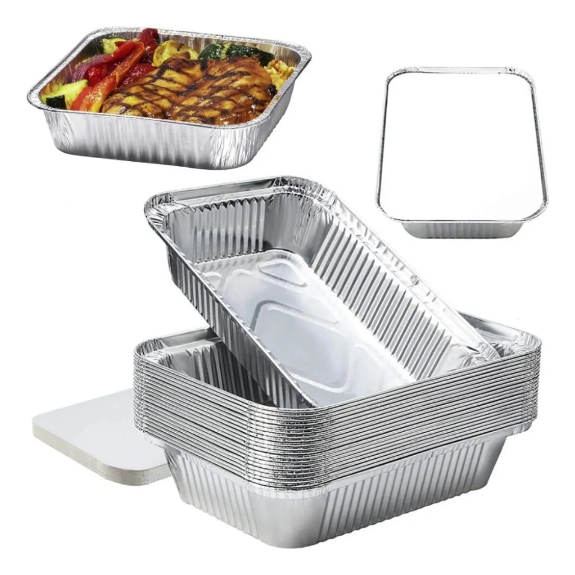 Contenedor envase de aluminio C30 | 20 unidades