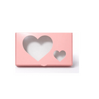 Cajas autoarmables para regalo corazón | 25x15x7 | rosa claro | 10 unidades