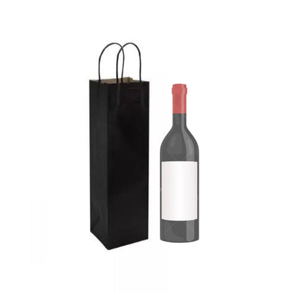 Bolsa De Papel Kraft Para Vino 39x8x15 (100 unidades)