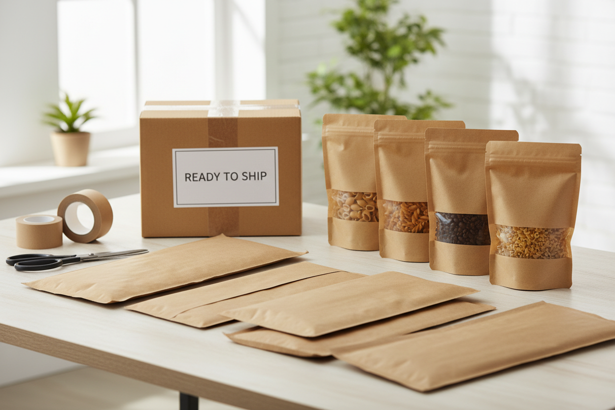Pack Ecommerce Starter | Sobres Burbuja + Bolsas Doypack | Combo Ahorro 15% para Vendedores Online