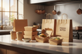 Pack Inicio Delivery | Vasos + Cajas + Bolsas Kraft | Combo Ahorro 12% para Restaurantes