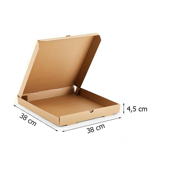 Caja para pizza delivery | 38x38 | 50 unidades