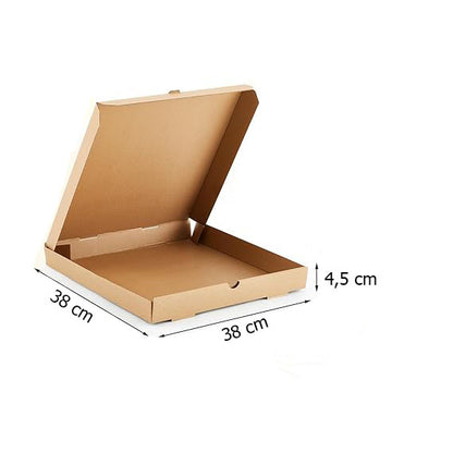 Caja Para Pizza Delivery 38x38 (50 unidades)