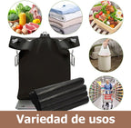 Bolsas tipo camiseta | plástico | negro | 500 unidades